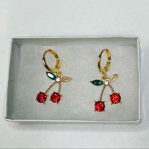 Cherry earrings!